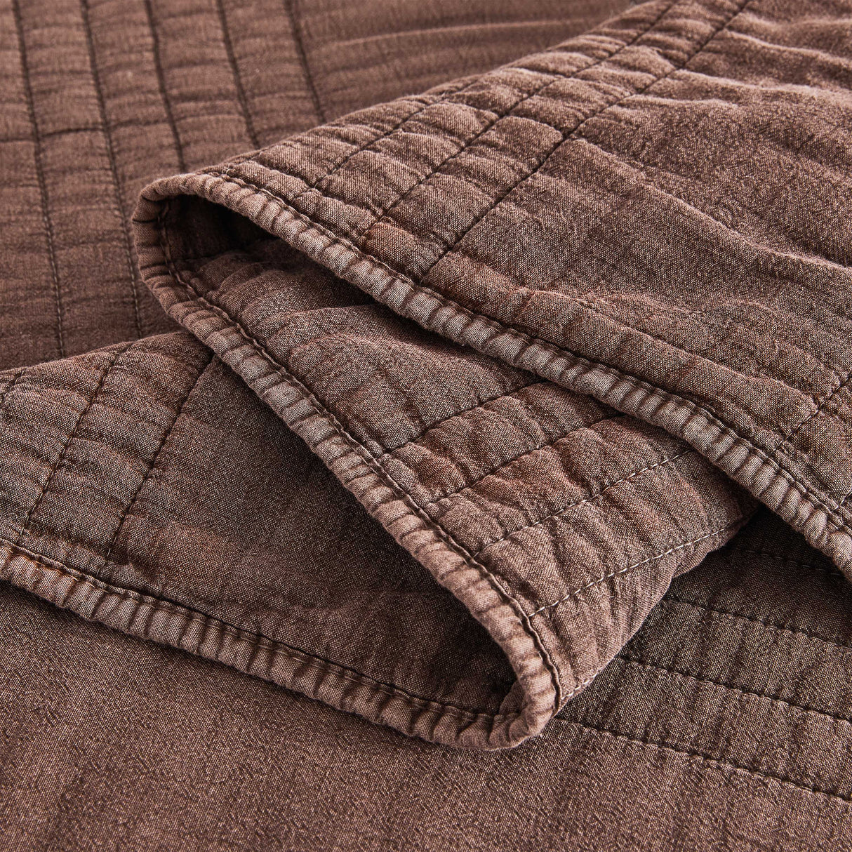 Stonewashed Cotton Quilt Set