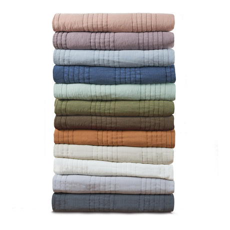 Stonewashed Cotton Quilt Set