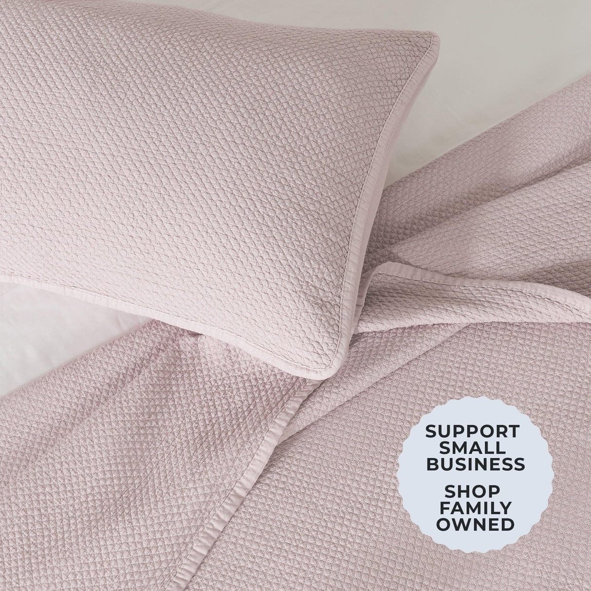 Stonewashed Relaxed Quilt Set - Vittoria Collection-Quilts & Comforters-Parc Decor