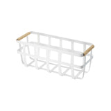 Storage Basket - Small - Steel + Wood-Baskets and Bins-Parc Decor