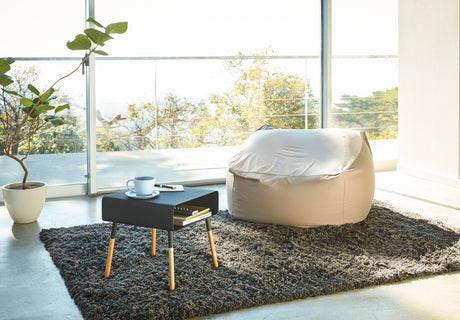 Storage Table - Short (14" H) - Steel + Wood