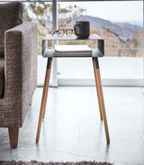 Storage Table - Tall (23" H) - Steel + Wood