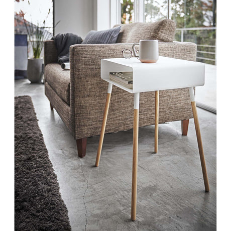 Storage Table - Tall (23" H) - Steel + Wood
