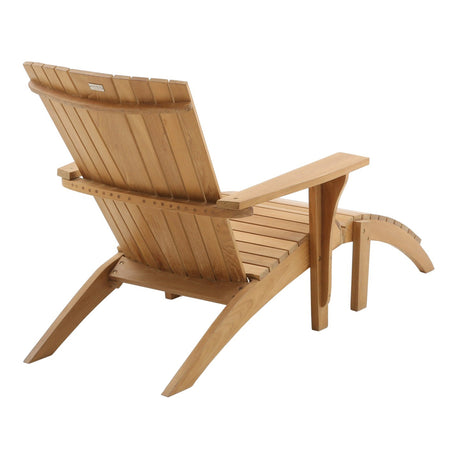 Strand Natural Teak Adirondack Lounge Chair - 63"