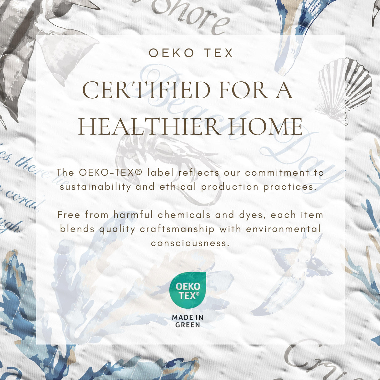 Stripe & Ocean Story Coastal Quilt Set - New Castle Collection-Quilts & Comforters-Parc Decor