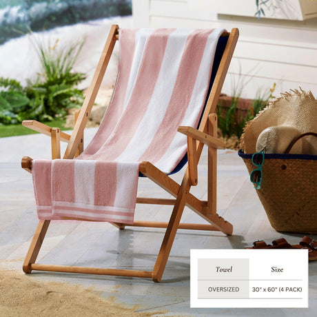 Striped Cabana Beach Towel - Edgartown Collection