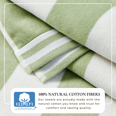 Striped Cabana Beach Towel - Edgartown Collection