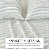 Striped Sheet Set - Evette Collection