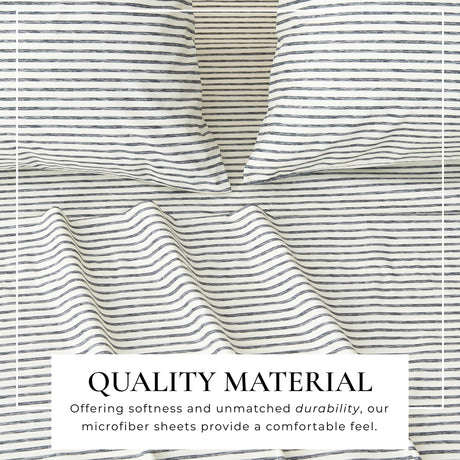 Striped Sheet Set - Evette Collection