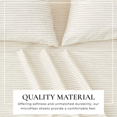 Striped Sheet Set - Evette Collection