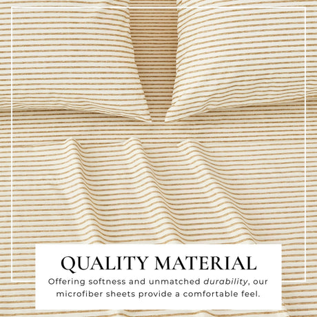Striped Sheet Set - Evette Collection