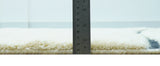 Strokes Custom Made Contemporary Cream Hand Knotted Wool Rug