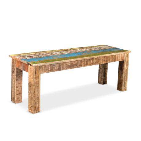 Suman Rustic Multicolor Bench – 50"-Bench-Parc Decor
