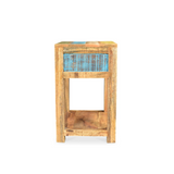 Suman Solid Mango wood end table-End table-Parc Decor