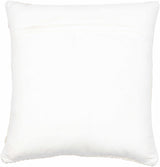 Sumiton White Textured Crochet Cotton Throw Pillow-Throw Pillows-Parc Decor