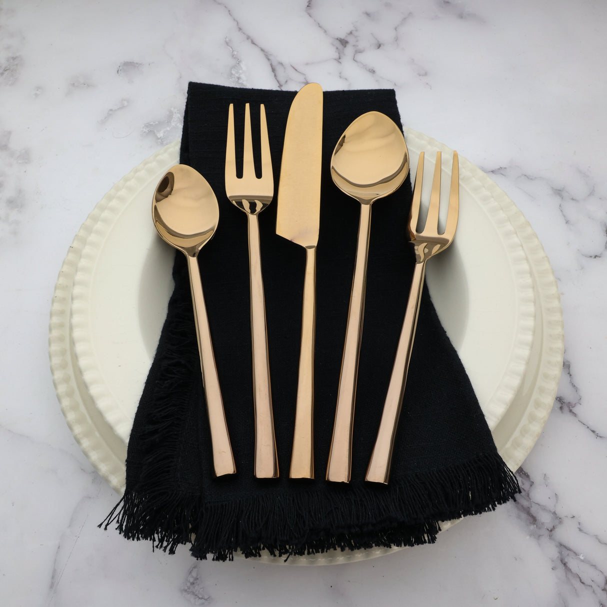 Sundance PVD 5 Pc. Flatware Set-flatware set-Parc Decor