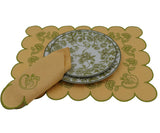 Sunlit Moss Linen Napkins – Set of 4