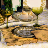 Sunlit Moss Linen Placemats – Set of 4