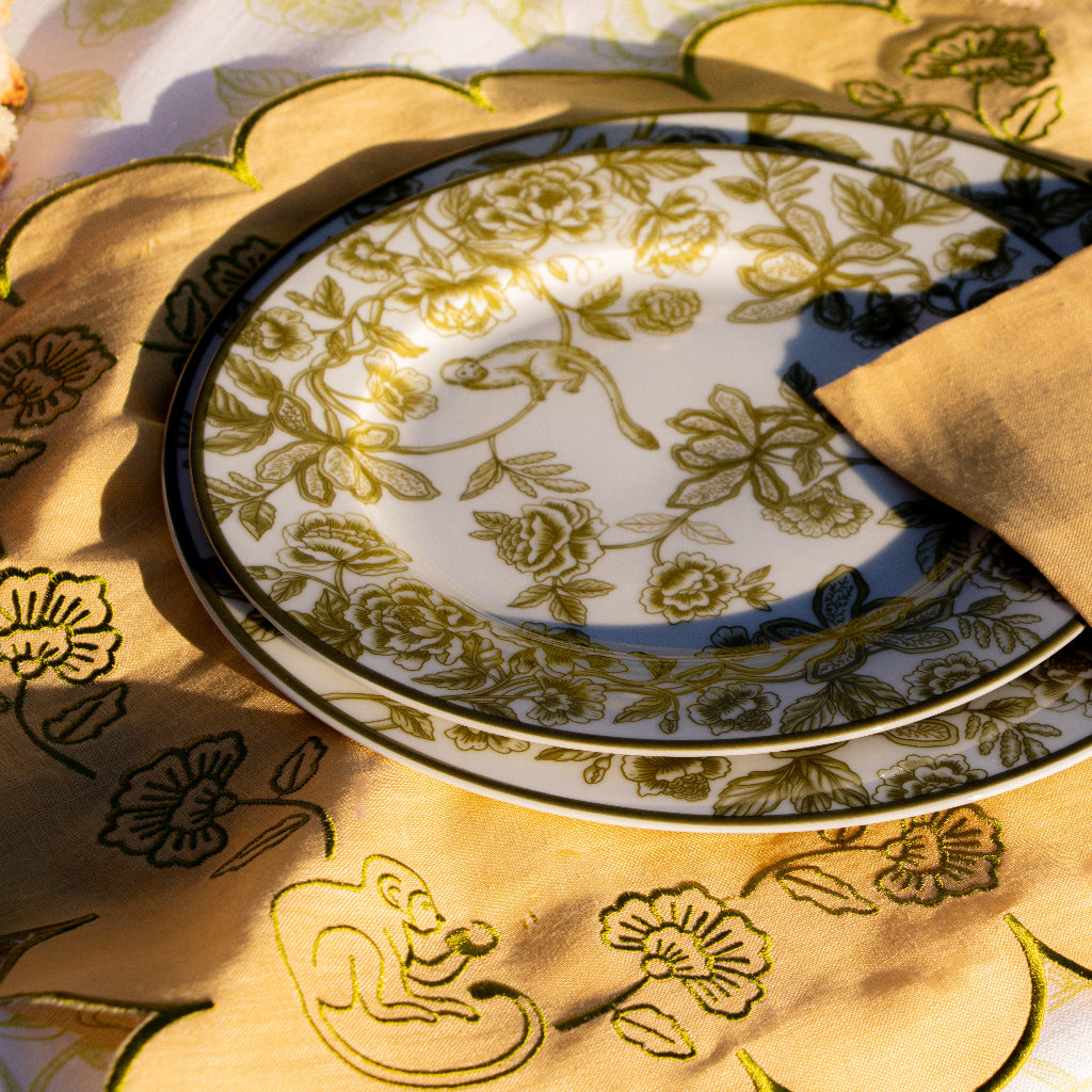 Sunlit Moss Linen Placemats – Set of 4