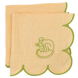 Sunlit Moss Napkin - Set of 4-Napkin-Parc Decor