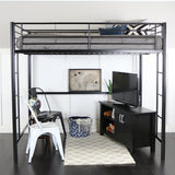 Sunset Full Loft Bunk Bed-Bedroom-Parc Decor