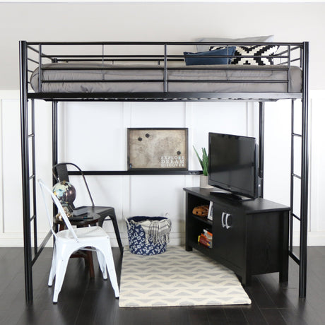 Sunset Full Loft Bunk Bed-Bedroom-Parc Decor