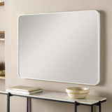 Sustinente White Carved Mirror-Mirrors-Parc Decor