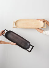 Swazi Long Wooden Serving Tray-Décor Collection-Parc Decor