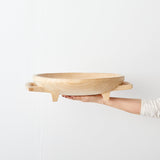 Swazi Round Wood Serving Platter-Décor-Parc Decor