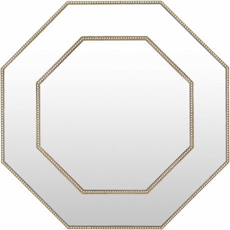 Swellendam Gold Octagonal Mirror-Mirrors-Parc Decor
