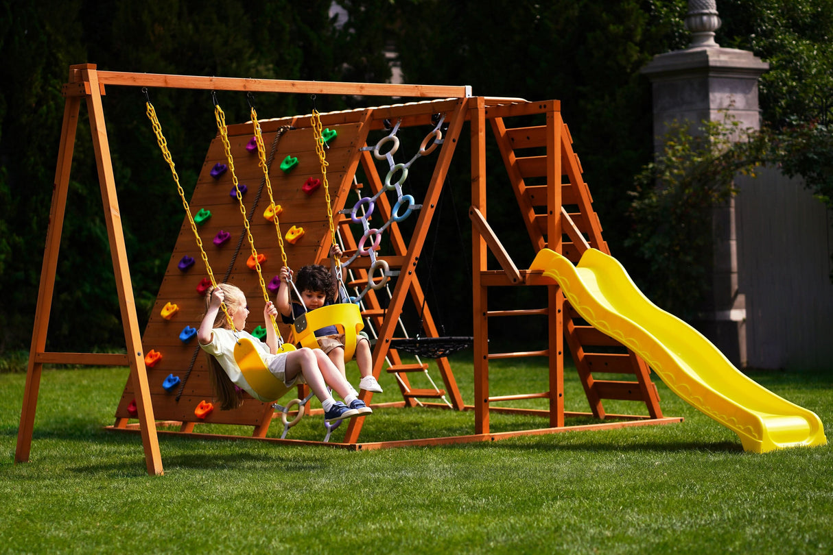 Sycamore Jumbo | Outdoor Sensory Swing Set & Jungle Gym