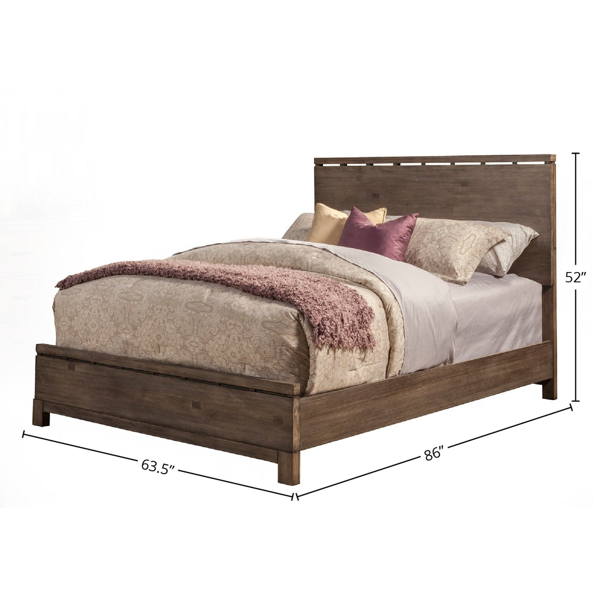 Sydney Bed – Weathered Grey-Beds-Parc Decor