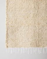 Tabby Cotton Natural Ecru Shag Mat