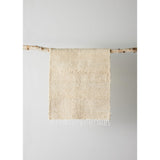 Tabby Cotton Natural Ecru Shag Mat