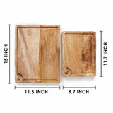 Taglio Mango Wood Cutting Boards (Set of 2)