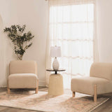 Taguig White Ceramic Table Lamp-Lighting-Parc Decor