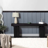 Tan and Cream Resin Lamp with White Linen Table Lamp-Lighting-Parc Decor