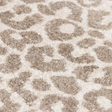 Tan Bonhill Leopard Print Area Rug-Rugs-Parc Decor