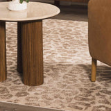 Tan Bonhill Leopard Print Area Rug-Rugs-Parc Decor