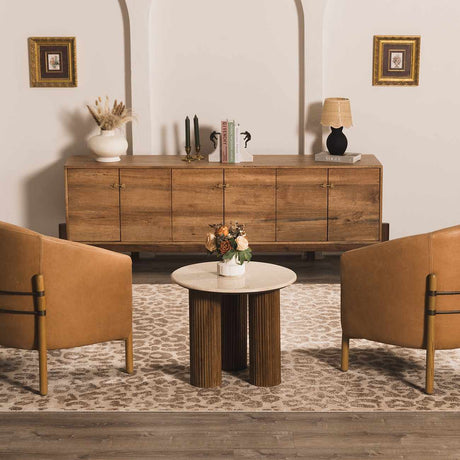 Tan Bonhill Leopard Print Area Rug-Rugs-Parc Decor