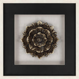 Tanza Black Textured Floral Wall Art-Decor-Parc Decor