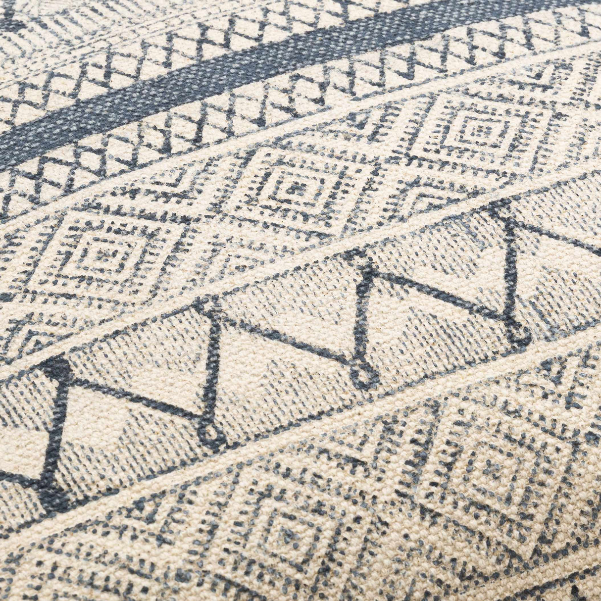 Tariji Monochrome Patterned Throw Pillow-Throw Pillows-Parc Decor