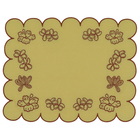 Tawny Marigold Linen Placemats – Set of 4