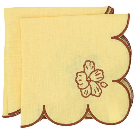 Tawny Marigold Napkin - Set of 4-Napkin-Parc Decor
