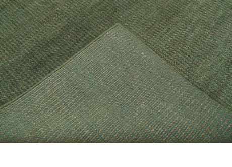 Teal and Brown Modern Contemporary Design Custom Made wool Rug