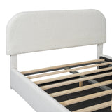 Teddy Full Size Upholstered Platform Bed with Hydraulic Storage-Bedroom-Parc Decor