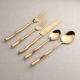Tedpole PVD Flatware, 5-Pc. Place Setting-flatware set-Parc Decor