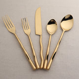 Tedpole PVD Flatware, 5-Pc. Place Setting-flatware set-Parc Decor