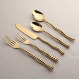 Tedpole PVD Flatware, 5-Pc. Place Setting-flatware set-Parc Decor