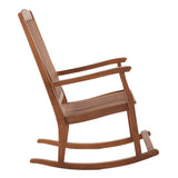 Telluride Oiled Teak Outdoor Patio Rocking Chair